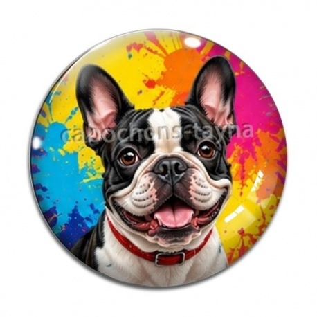 Cabochon Verre - chien