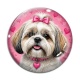 Cabochon Verre - chien