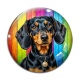 Cabochon Verre - chien