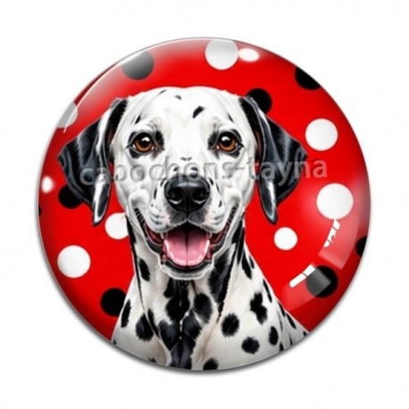 Cabochon Verre - chien
