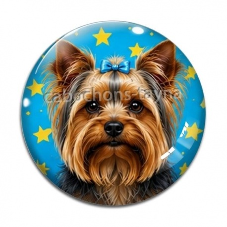 Cabochon Verre - chien