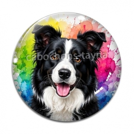 Cabochon Verre - chien