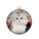 Pendentif Cabochon Argent - chaton