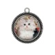 Pendentif Cabochon Argent - chaton
