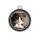 Pendentif Cabochon Argent - chaton