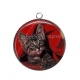 Pendentif Cabochon Argent - chaton