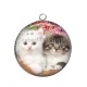 Pendentif Cabochon Argent - chaton