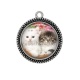 Pendentif Cabochon Argent - chaton