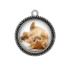 Pendentif Cabochon Argent - chaton