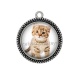 Pendentif Cabochon Argent - chaton