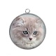 Pendentif Cabochon Argent - chaton