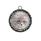 Pendentif Cabochon Argent - chaton