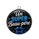 Pendentif Cabochon Argent - un super beau père