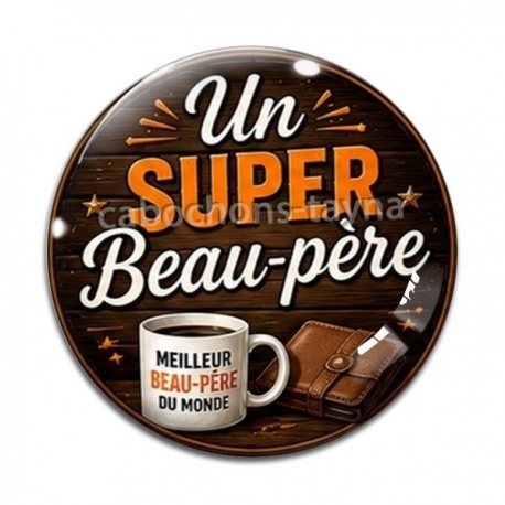 Cabochon Verre - un super beau père