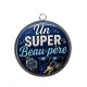 Pendentif Cabochon Argent - un super beau père