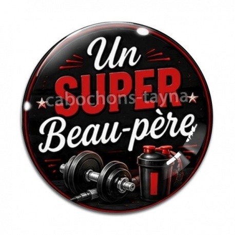 Cabochon Verre - un super beau père