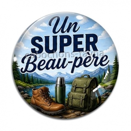 Cabochon Verre - un super beau père