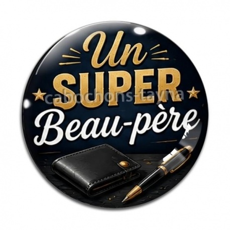 Cabochon Verre - un super beau père