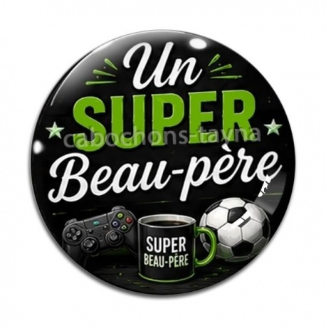 Cabochon Verre - un super beau père