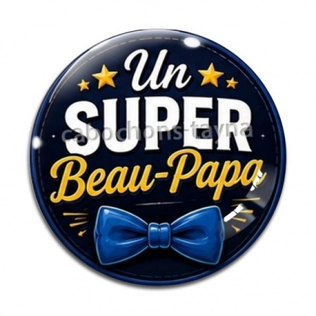 Cabochon Verre - un super beau papa