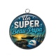 Pendentif Cabochon Argent - un super beau papa