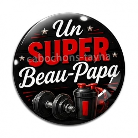 Cabochon Verre - un super beau papa