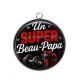 Pendentif Cabochon Argent - un super beau papa