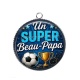 Pendentif Cabochon Argent - un super beau papa