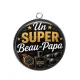Pendentif Cabochon Argent - un super beau papa