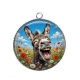 Pendentif Cabochon Argent - ane