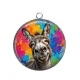 Pendentif Cabochon Argent - ane