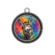 Pendentif Cabochon Argent - ane