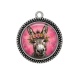 Pendentif Cabochon Argent - ane