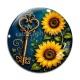 Cabochon Verre - clé