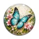 Cabochon Verre - papillon