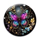 Cabochon Verre - papillon