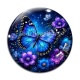 Cabochon Verre - papillon