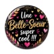 Cabochon Résine - une belle soeur super cool