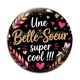 Cabochon Verre - une belle soeur super cool