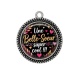 Pendentif Cabochon Argent - une belle soeur super cool