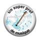 Cabochon Résine - un super prof de musique