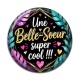 Cabochon Résine - une belle soeur super cool