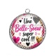 Pendentif Cabochon Argent - une belle soeur super cool