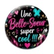 Cabochon Verre - une belle soeur super cool