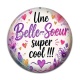 Cabochon Résine - une belle soeur super cool
