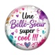 Cabochon Verre - une belle soeur super cool