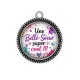 Pendentif Cabochon Argent - une belle soeur super cool