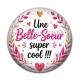Cabochon Résine - une belle soeur super cool