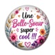 Cabochon Résine - une belle soeur super cool