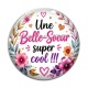 Cabochon Verre - une belle soeur super cool